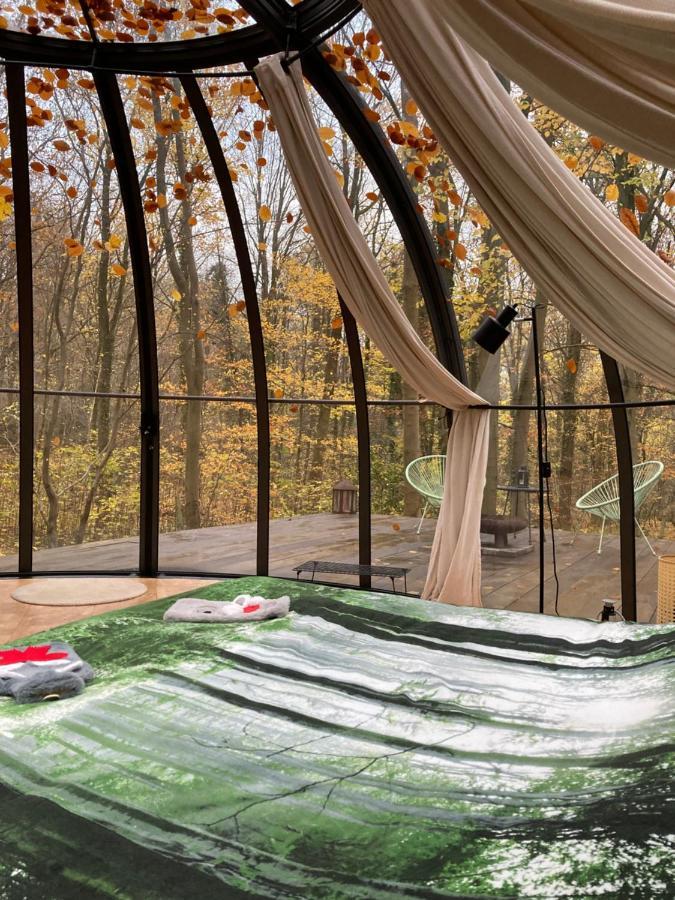 Le Dome De Namur - Une Nuit Insolite Dans Les Bois Ngoại thất bức ảnh